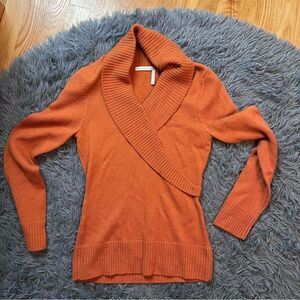 Classiques Entier Burnt Orange Wool Sweater Size XS